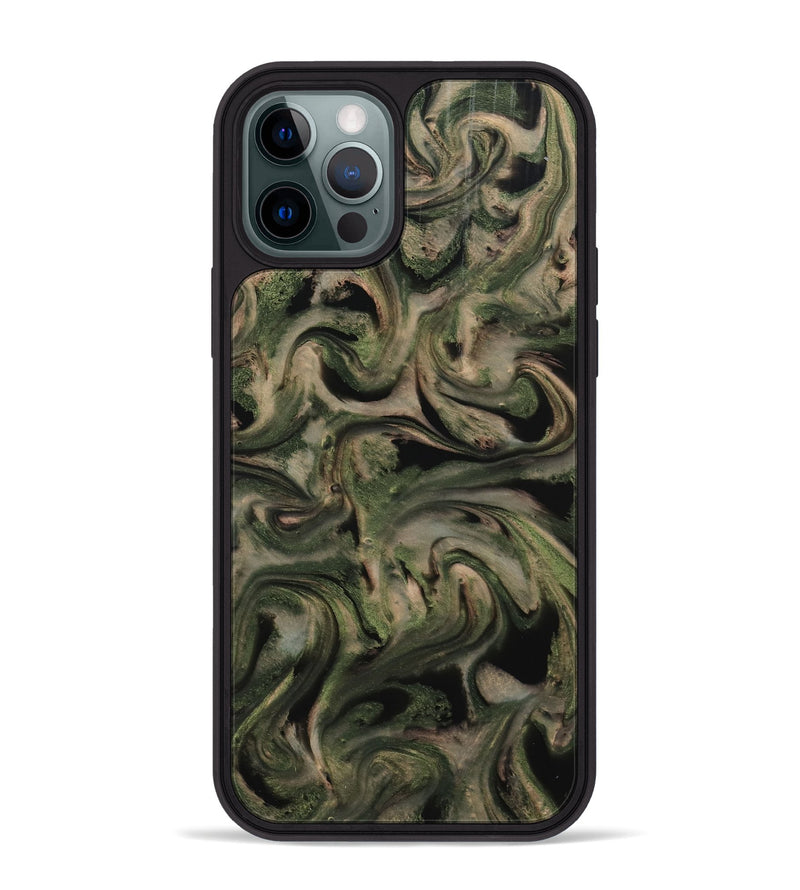 iPhone 12 Pro Max ResinArt Phone Case - Elio (Green, 798945)