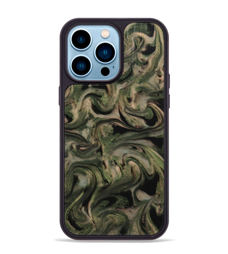 iPhone 14 Pro Max ResinArt Phone Case - Elio (Green, 798945)