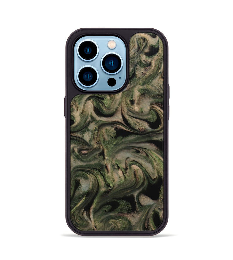 iPhone 14 Pro ResinArt Phone Case - Elio (Green, 798945)