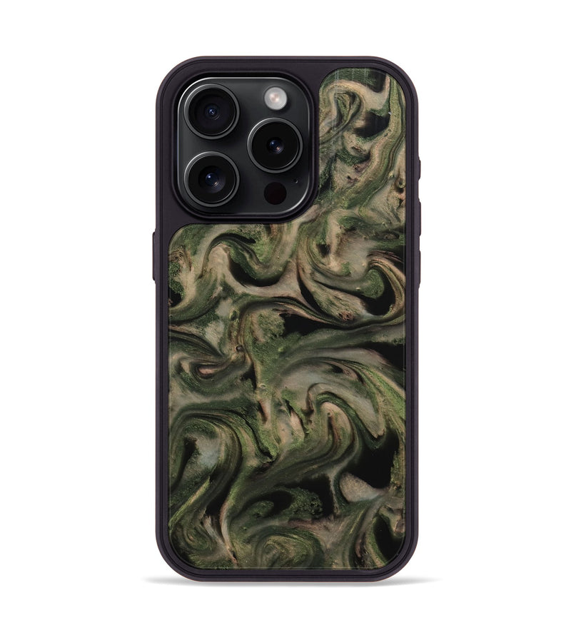iPhone 15 Pro ResinArt Phone Case - Elio (Green, 798945)