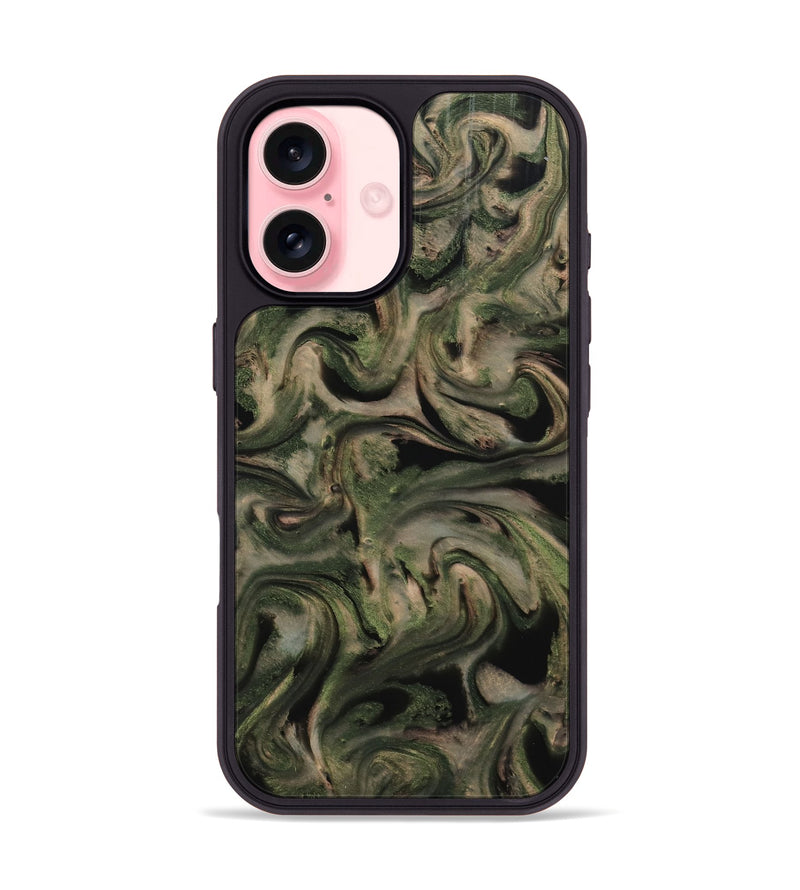 iPhone 16 ResinArt Phone Case - Elio (Green, 798945)