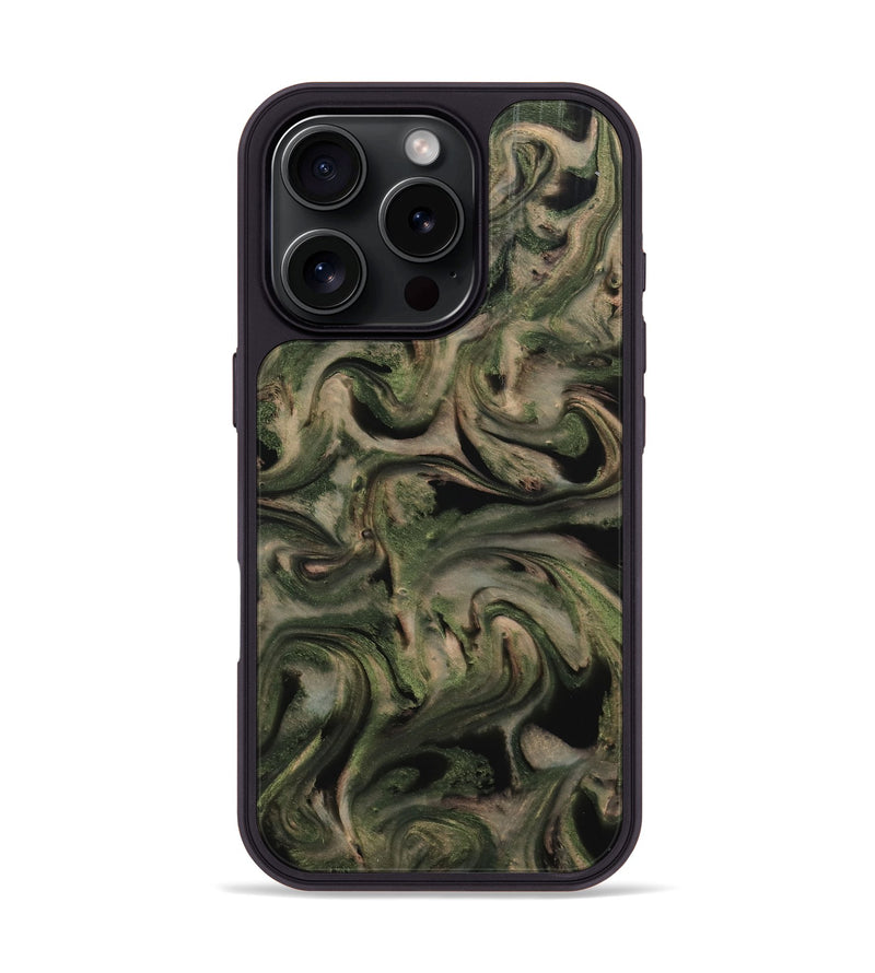 iPhone 16 Pro ResinArt Phone Case - Elio (Green, 798945)