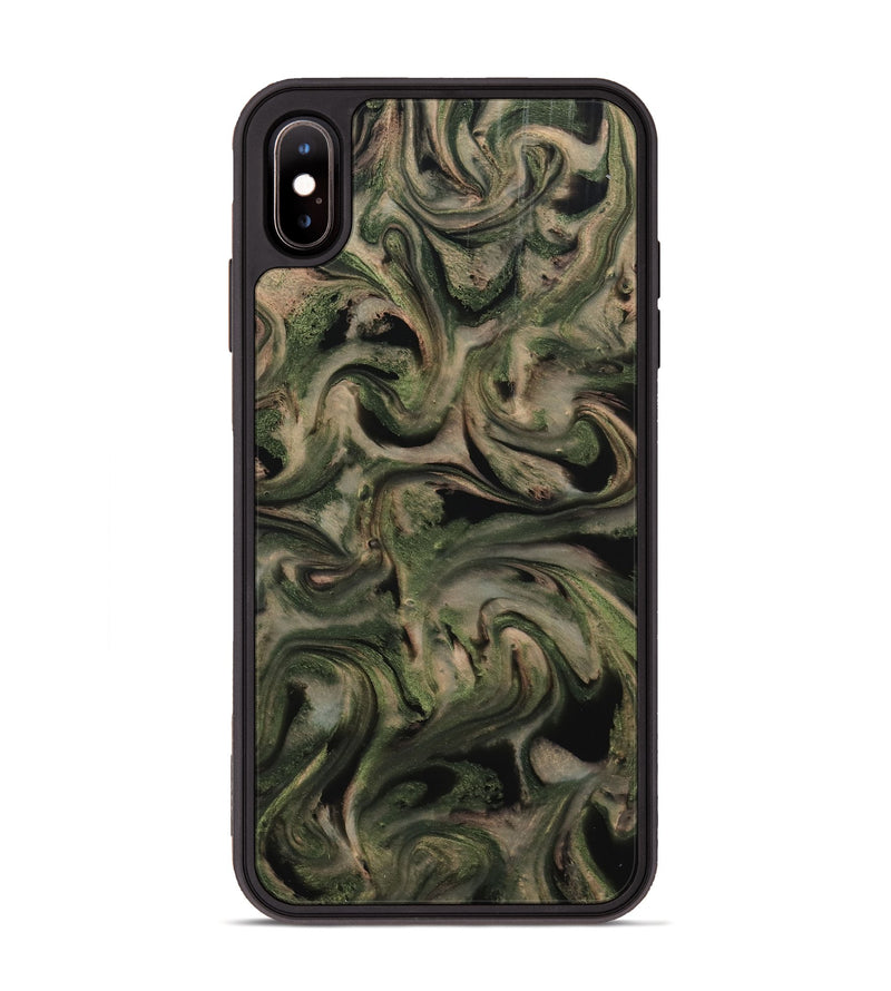 iPhone Xs Max ResinArt Phone Case - Elio (Green, 798945)