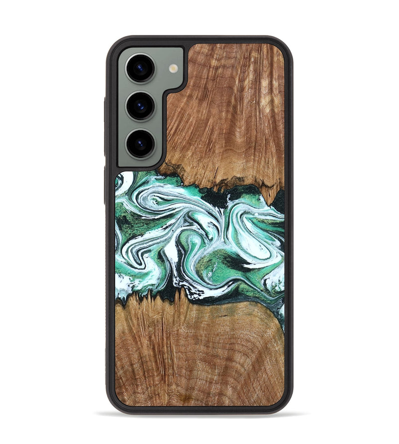 Galaxy S23 Plus Wood Phone Case - Jamaal (Green, 798946)