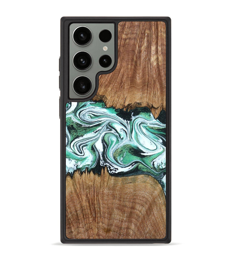 Galaxy S23 Ultra Wood Phone Case - Jamaal (Green, 798946)