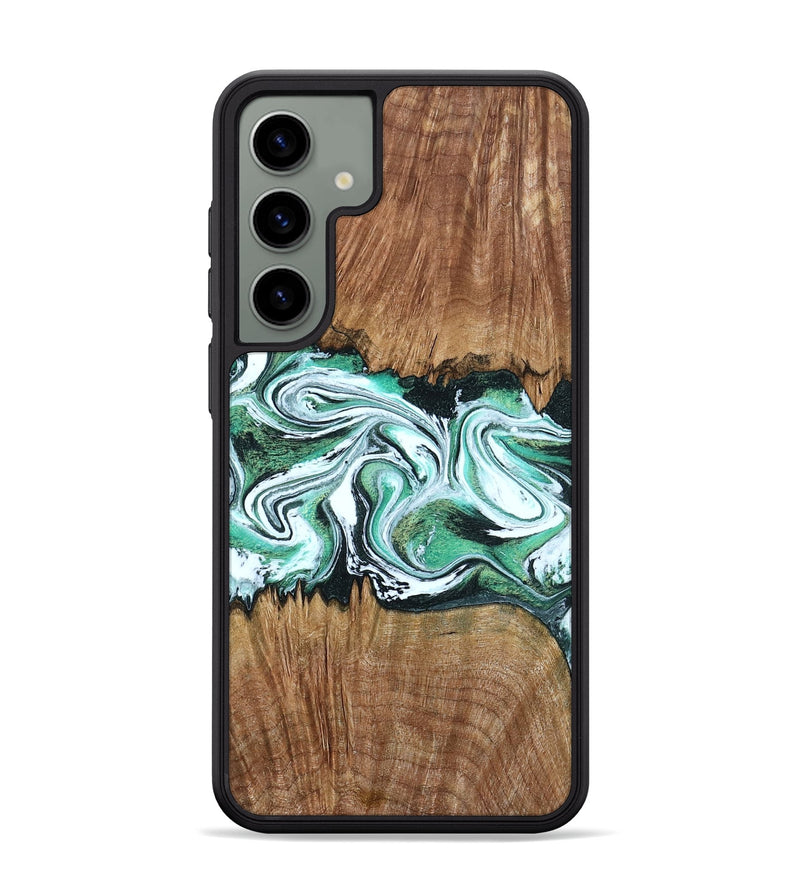 Galaxy S24 Plus Wood Phone Case - Jamaal (Green, 798946)