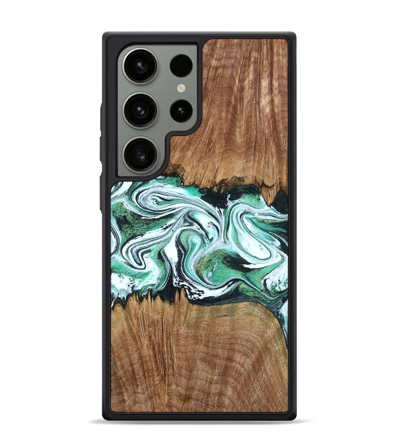 Galaxy S24 Ultra Wood Phone Case - Jamaal (Green, 798946)