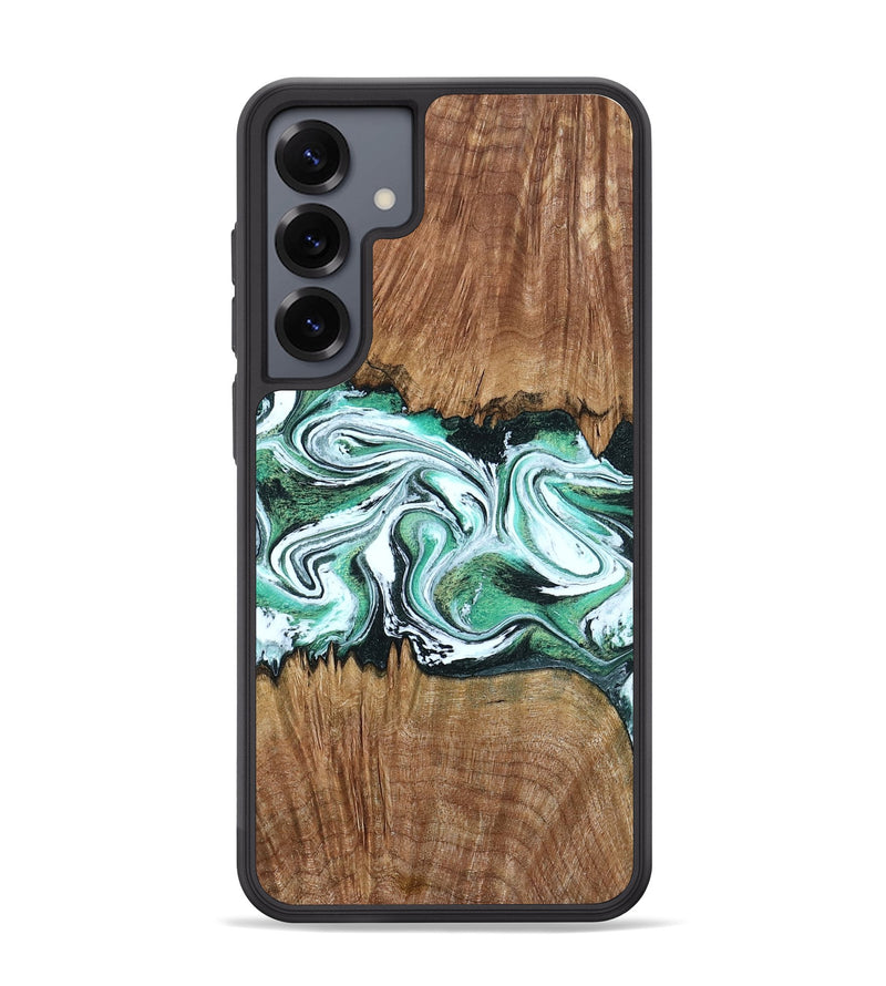 Galaxy S25 Plus Wood Phone Case - Jamaal (Green, 798946)