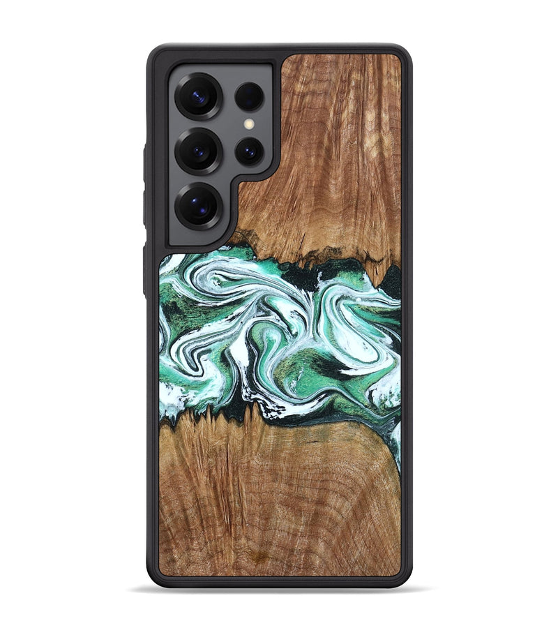 Galaxy S25 Ultra Wood Phone Case - Jamaal (Green, 798946)