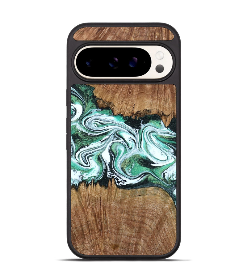 Pixel 9 Pro Wood Phone Case - Jamaal (Green, 798946)