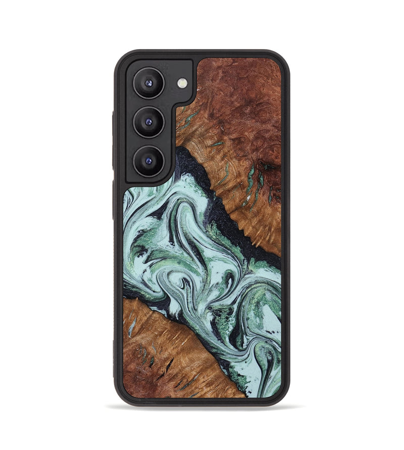 Galaxy S23 Wood Phone Case - Roman (Green, 798948)