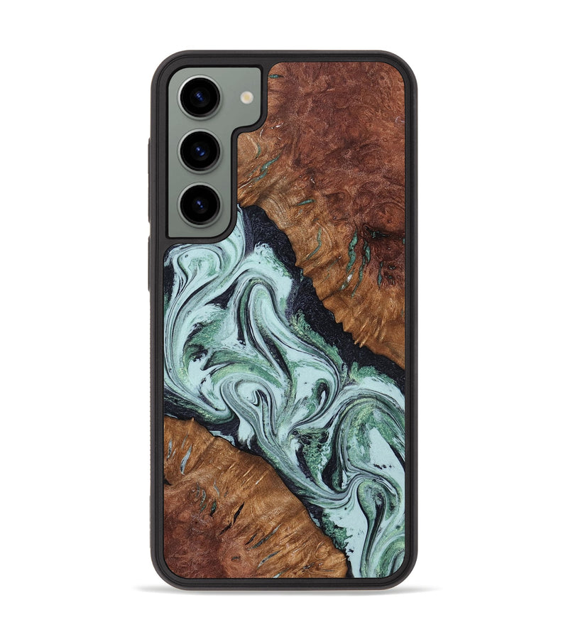 Galaxy S23 Plus Wood Phone Case - Roman (Green, 798948)
