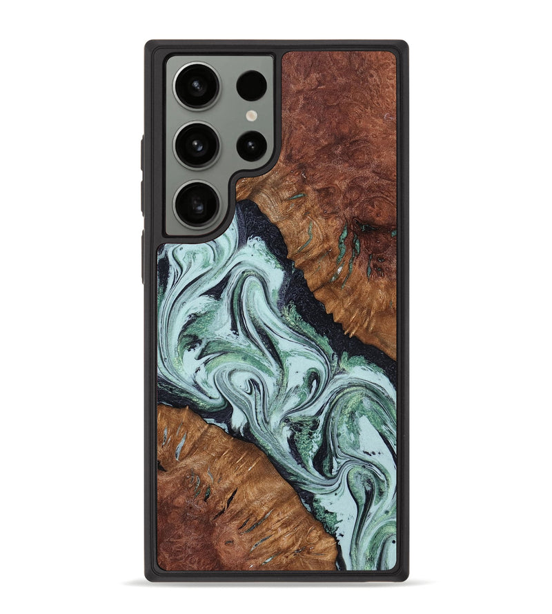 Galaxy S23 Ultra Wood Phone Case - Roman (Green, 798948)