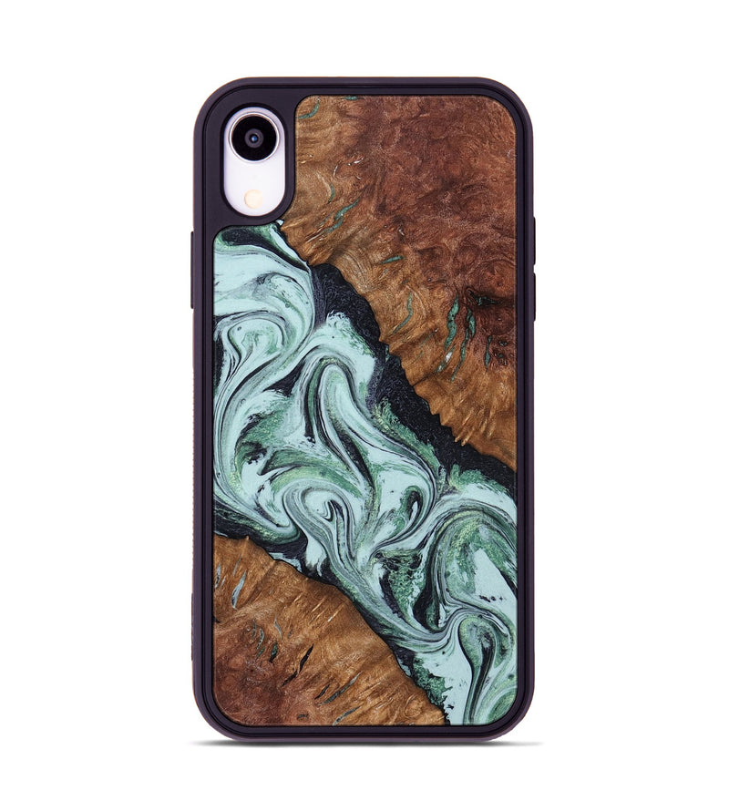 iPhone Xr Wood Phone Case - Roman (Green, 798948)