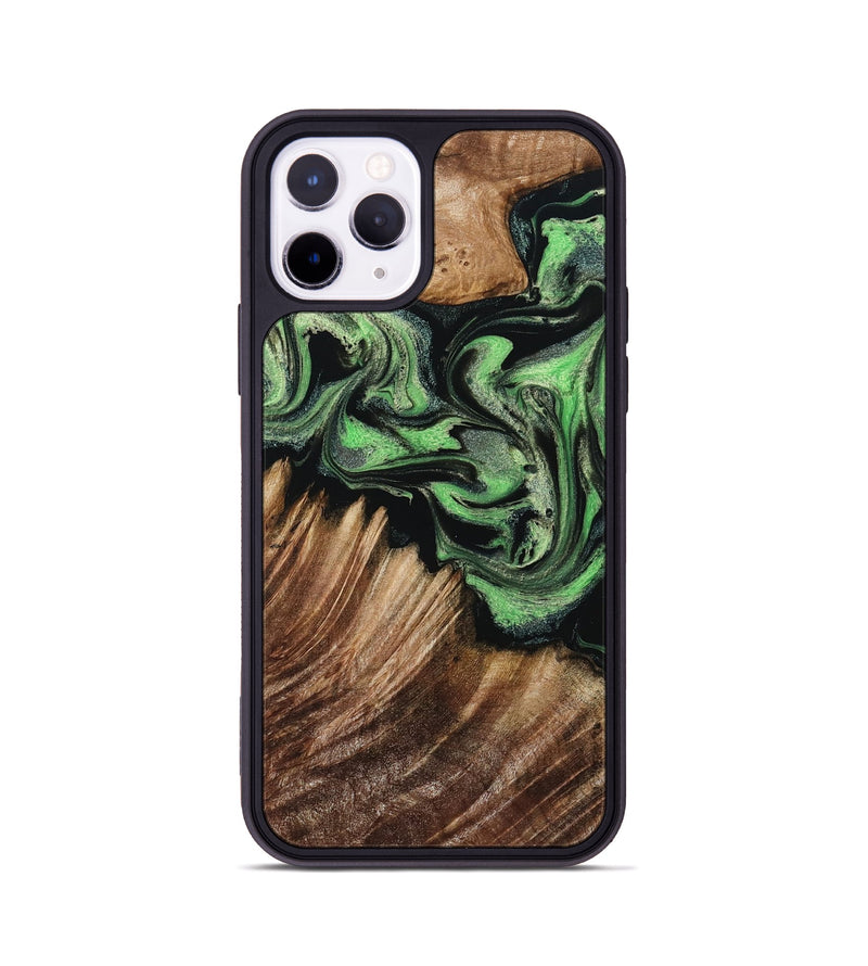 iPhone 11 Pro Wood Phone Case - Sanford (Green, 798949)