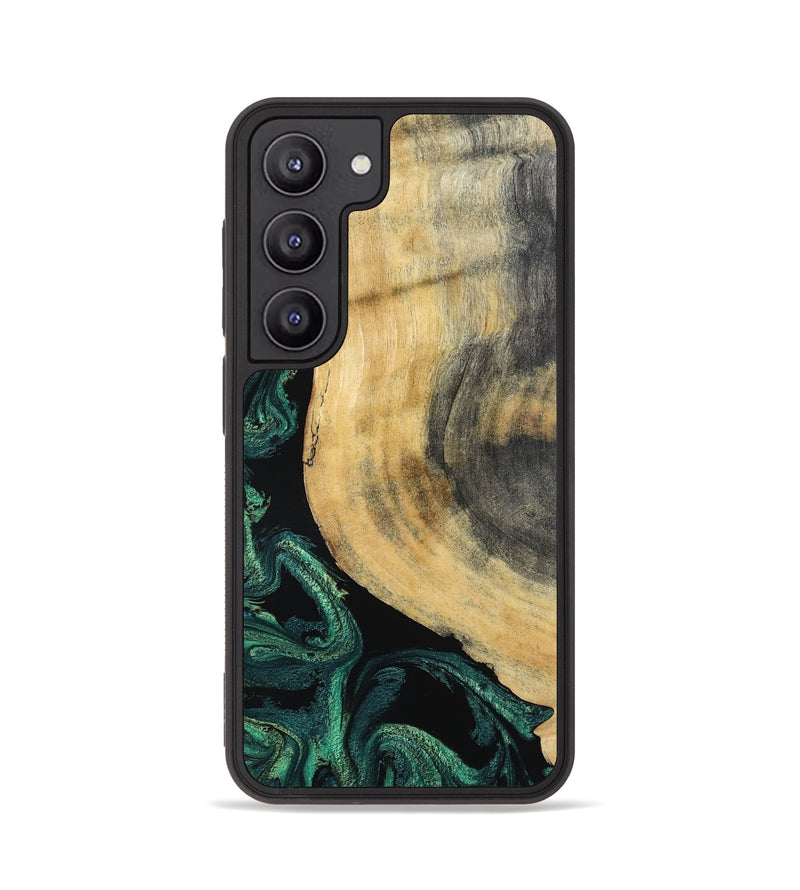 Galaxy S23 Wood Phone Case - Evander (Green, 798950)