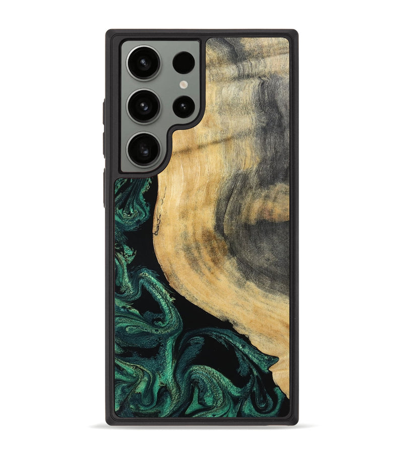 Galaxy S23 Ultra Wood Phone Case - Evander (Green, 798950)