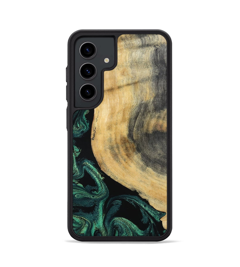 Galaxy S24 Wood Phone Case - Evander (Green, 798950)
