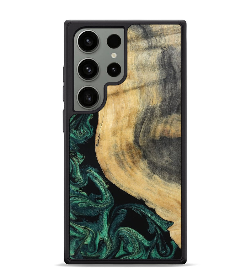 Galaxy S24 Ultra Wood Phone Case - Evander (Green, 798950)