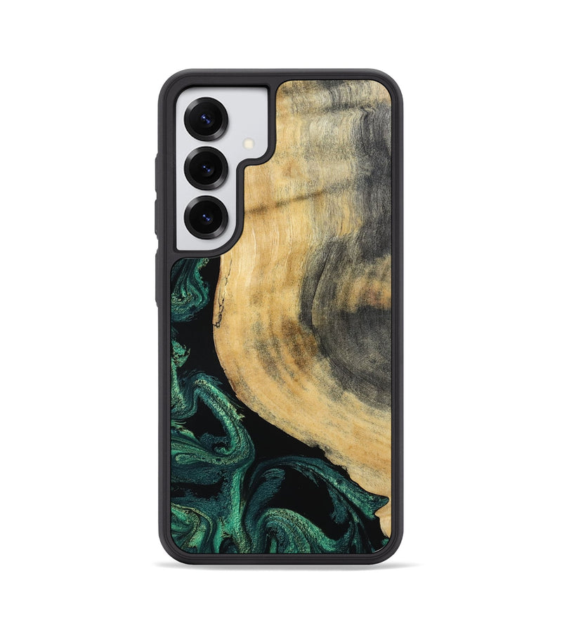 Galaxy S25 Wood Phone Case - Evander (Green, 798950)