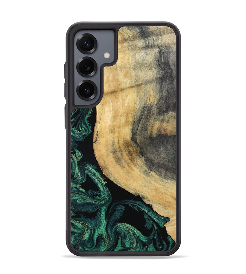 Galaxy S25 Plus Wood Phone Case - Evander (Green, 798950)