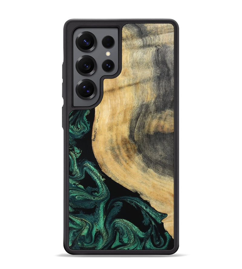 Galaxy S25 Ultra Wood Phone Case - Evander (Green, 798950)