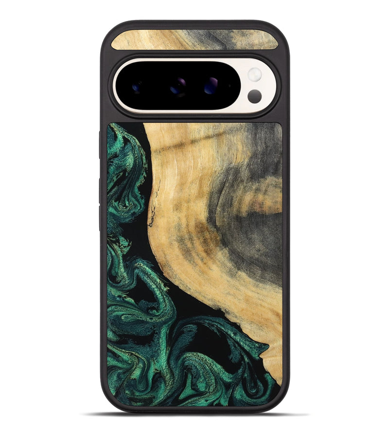 Pixel 10 Pro XL Wood Phone Case - Evander (Green, 798950)