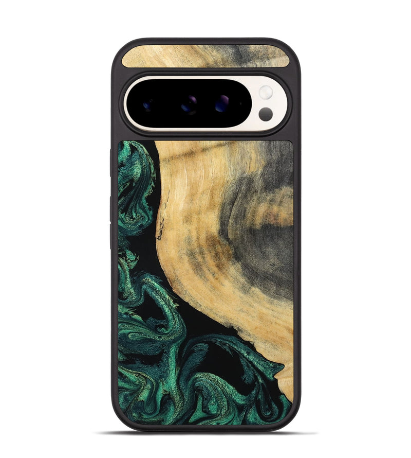 Pixel 9 Pro Wood Phone Case - Evander (Green, 798950)