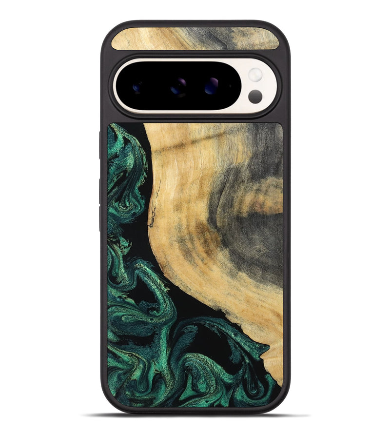 Pixel 9 Pro XL Wood Phone Case - Evander (Green, 798950)