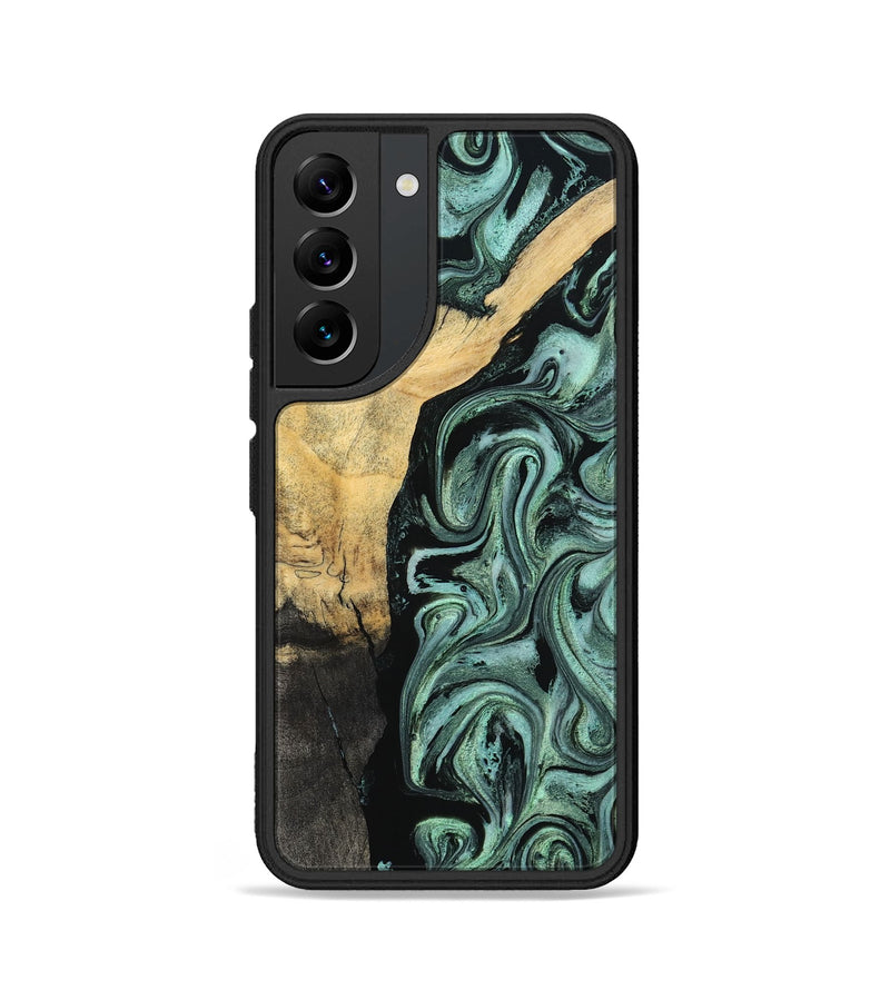 Galaxy S22 Wood Phone Case - Annetta (Green, 798951)