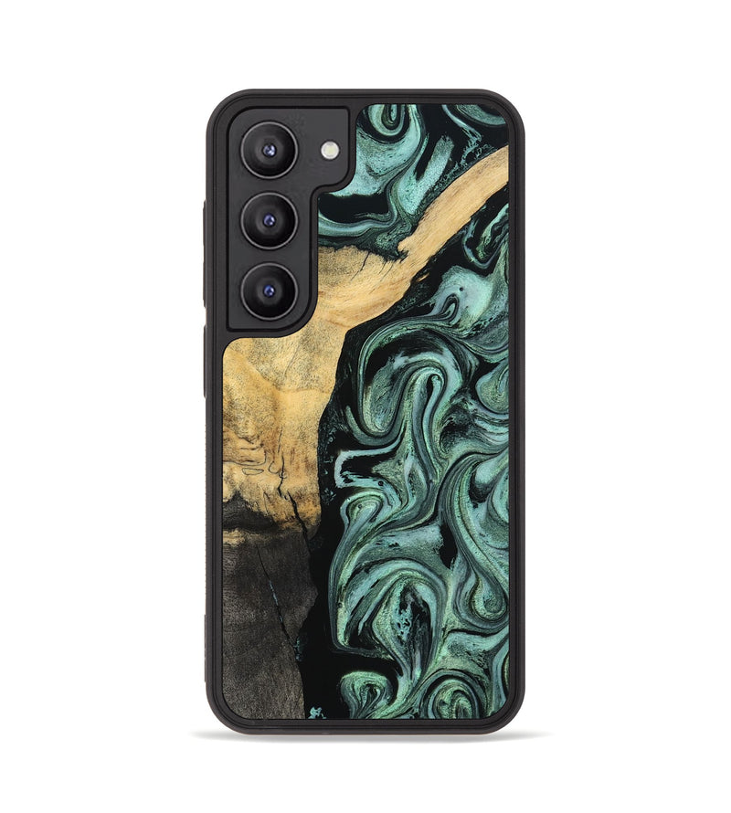 Galaxy S23 Wood Phone Case - Annetta (Green, 798951)