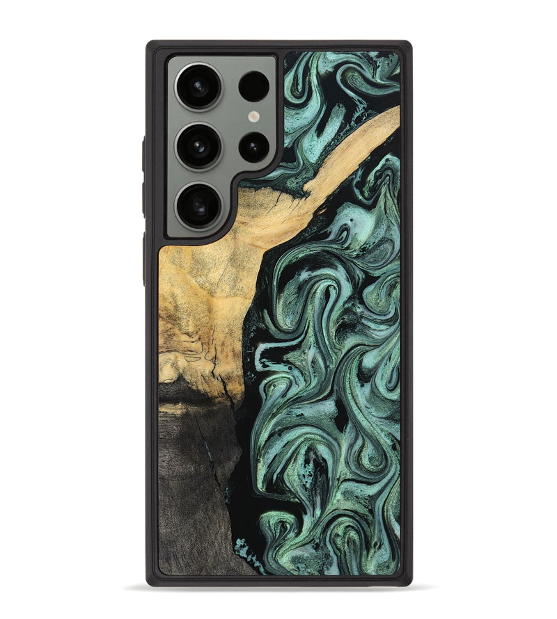 Galaxy S23 Ultra Wood Phone Case - Annetta (Green, 798951)