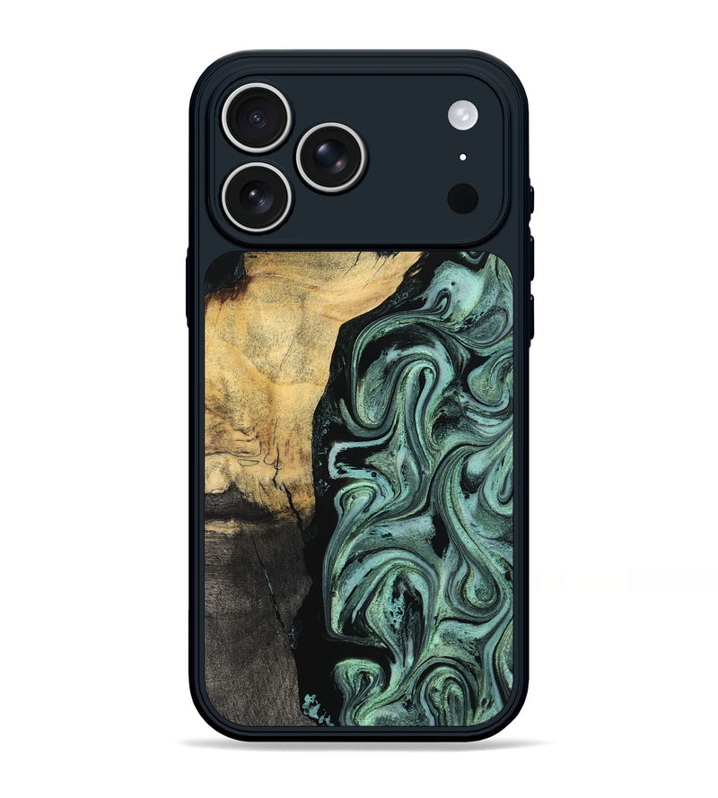 iPhone 17 Pro Max Wood Phone Case - Annetta (Green, 798951)