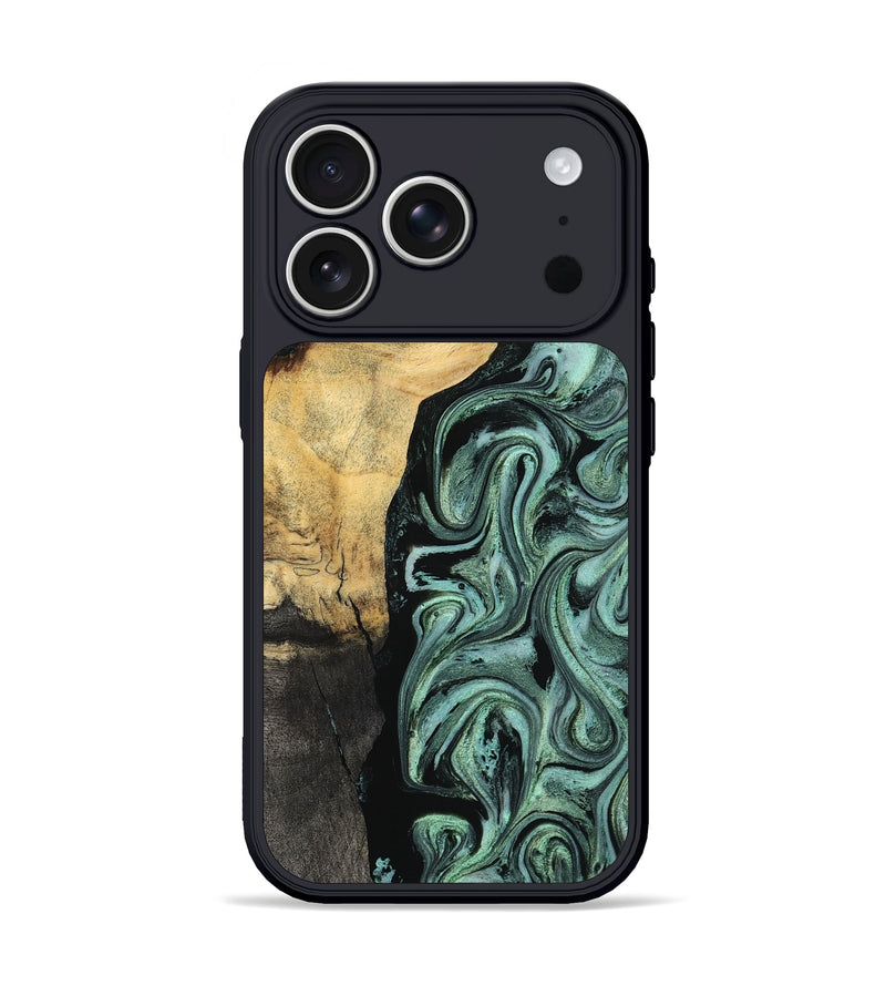 iPhone 17 Pro Wood Phone Case - Annetta (Green, 798951)