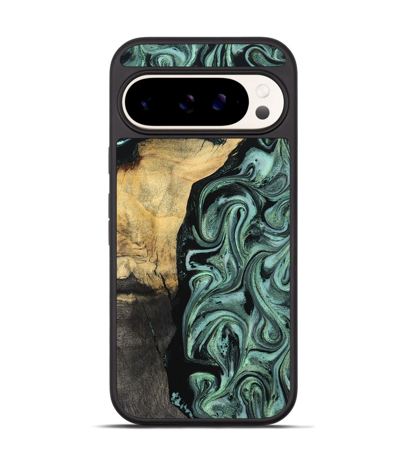 Pixel 9 Pro Wood Phone Case - Annetta (Green, 798951)