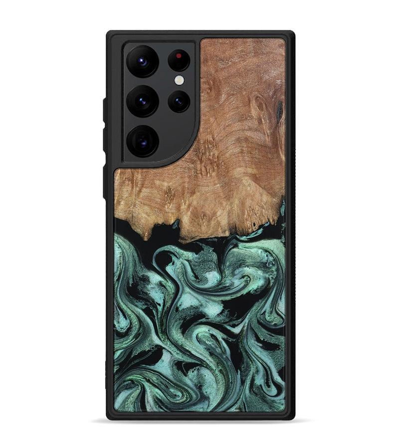 Galaxy S22 Ultra Wood Phone Case - Leone (Green, 798952)