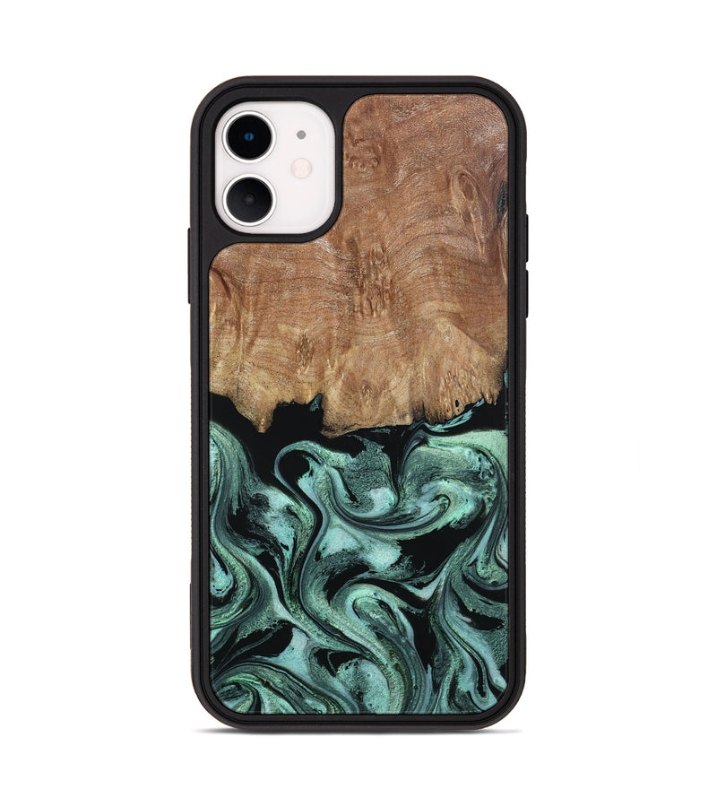iPhone 11 Wood Phone Case - Leone (Green, 798952)