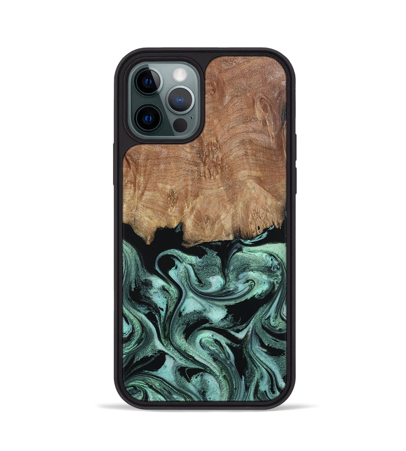 iPhone 12 Pro Wood Phone Case - Leone (Green, 798952)