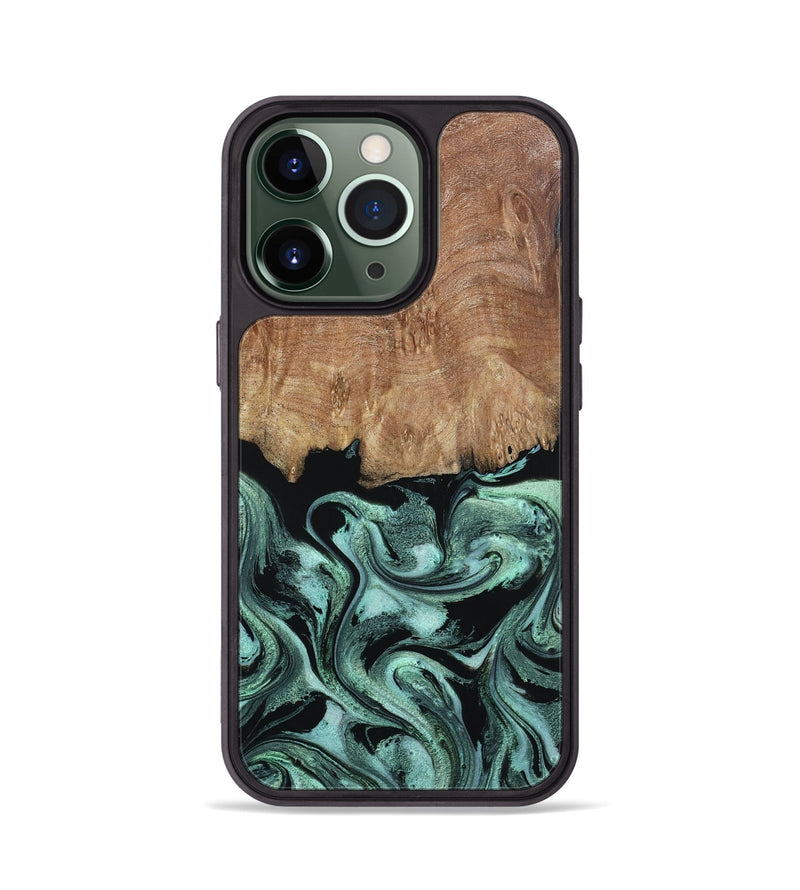 iPhone 13 Pro Wood Phone Case - Leone (Green, 798952)