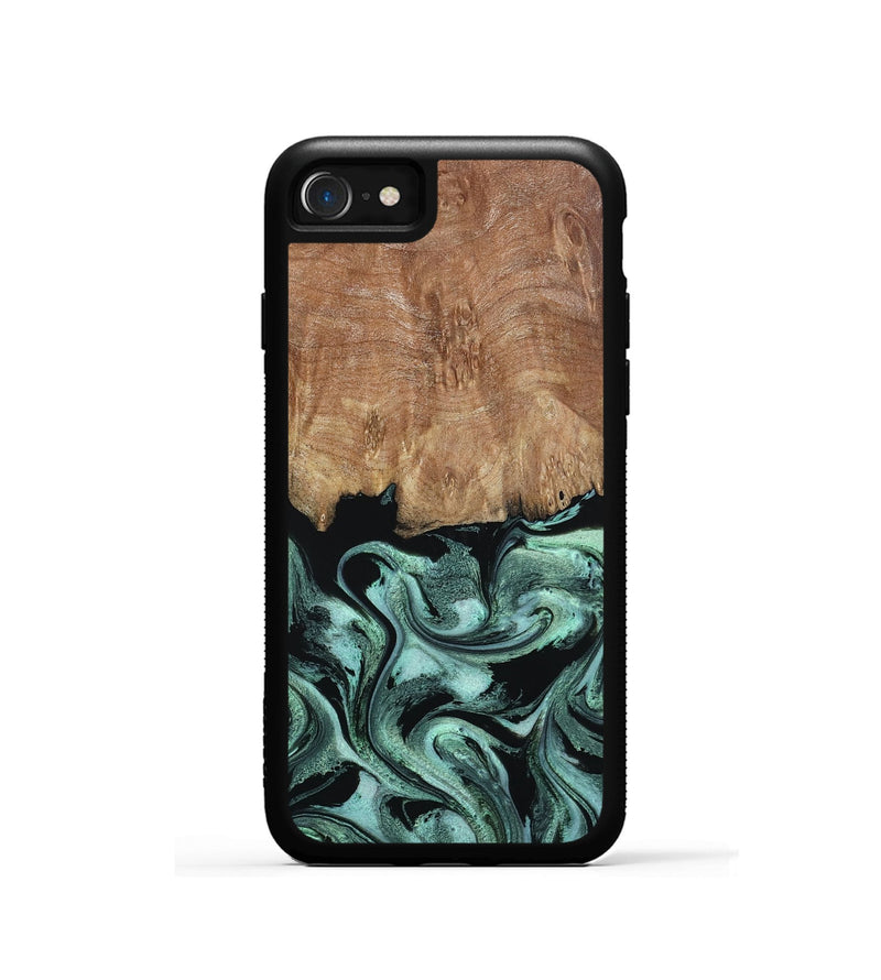 iPhone SE Wood Phone Case - Leone (Green, 798952)