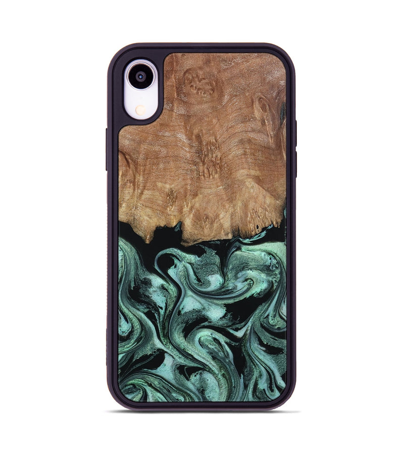 iPhone Xr Wood Phone Case - Leone (Green, 798952)