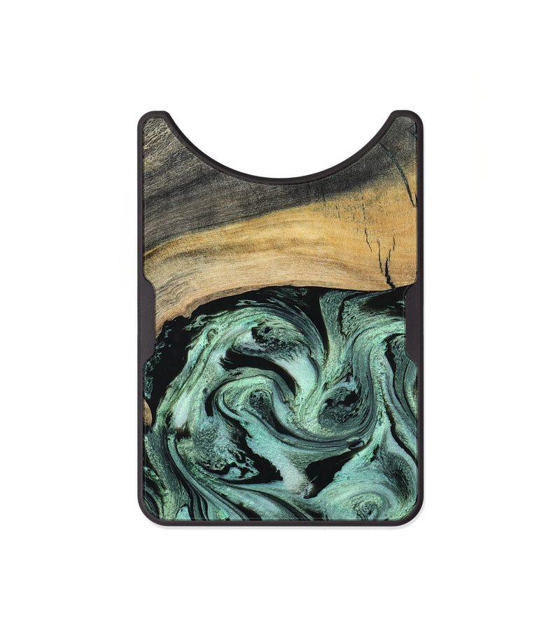 Alloy Wood Wallet - Cami (Green, 798953)