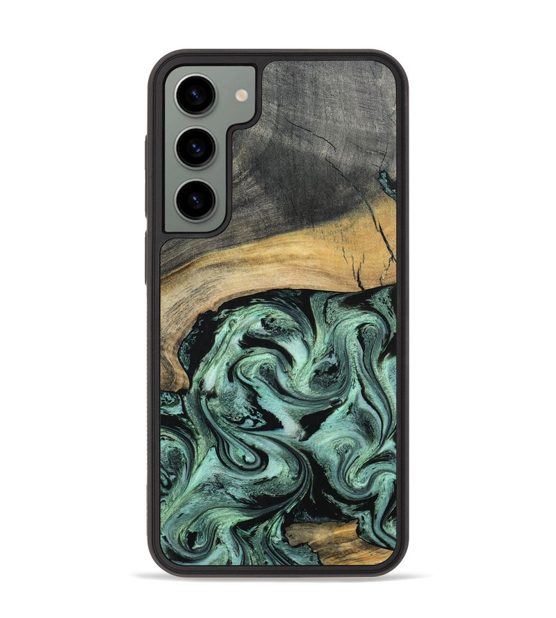 Galaxy S23 Plus Wood Phone Case - Cami (Green, 798953)