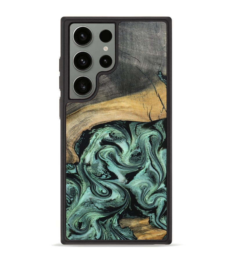 Galaxy S23 Ultra Wood Phone Case - Cami (Green, 798953)