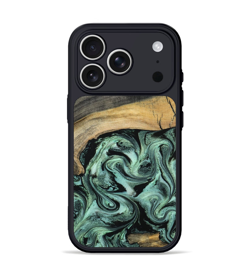 iPhone 17 Pro Wood Phone Case - Cami (Green, 798953)