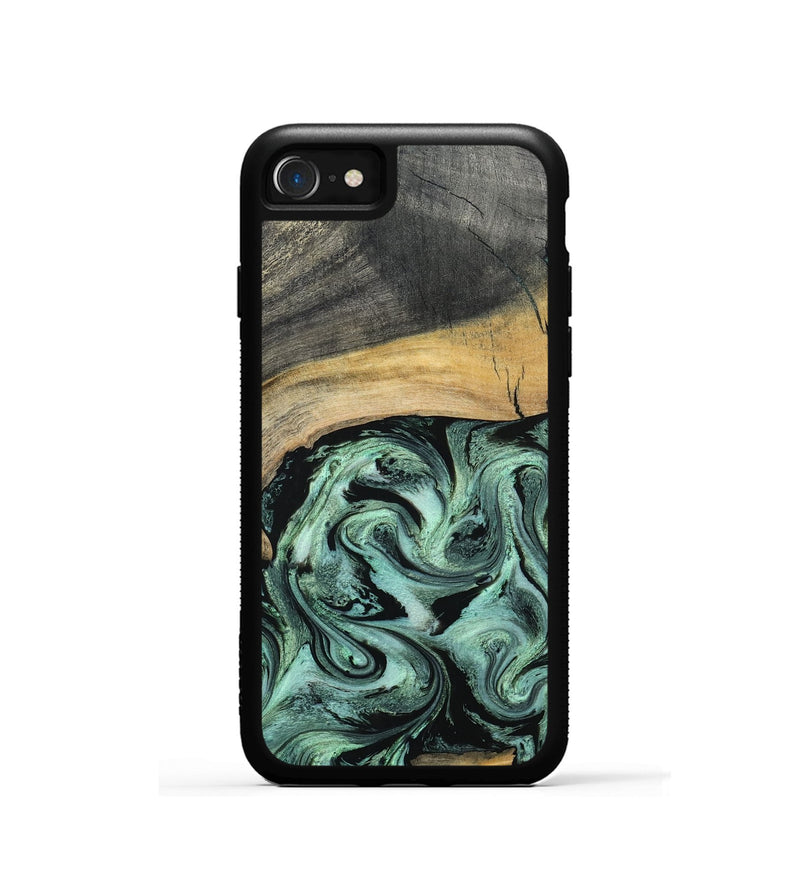 iPhone SE Wood Phone Case - Cami (Green, 798953)