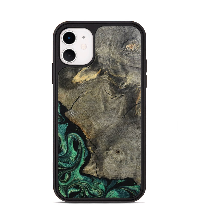 iPhone 11 Wood Phone Case - Santos (Green, 798954)