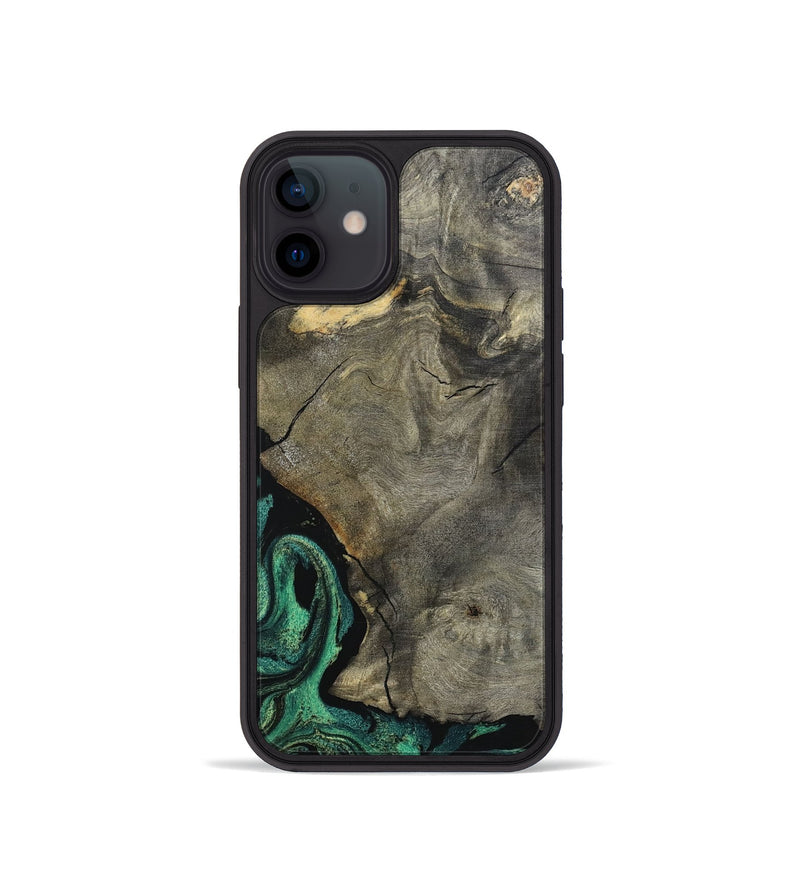 iPhone 12 mini Wood Phone Case - Santos (Green, 798954)