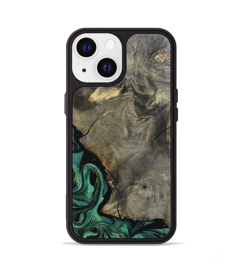 iPhone 13 Wood Phone Case - Santos (Green, 798954)