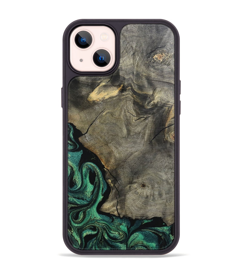 iPhone 14 Plus Wood Phone Case - Santos (Green, 798954)